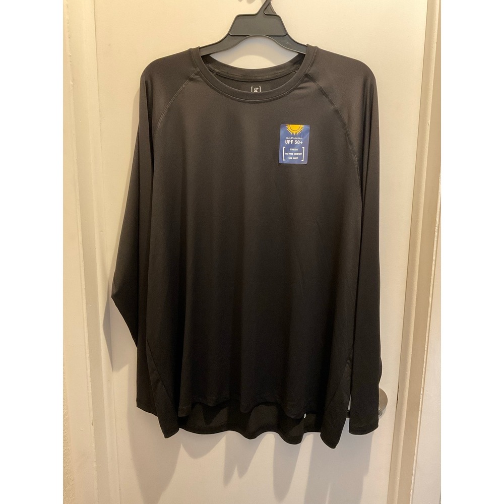 George Men's & Big Men's Sun Shirt with Long Sleeves, UPF 50+, Size 3XL